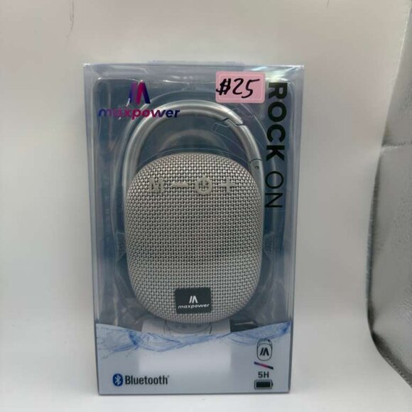 🎶 MaxPower Rock On Speaker – Powerful Bass / Long Battery Life! - Picture 1 of 2